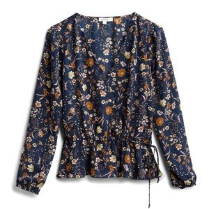 Cavanna Faux Wrap Blouse